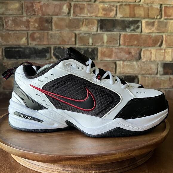 Nike Air Monarch IV Men\'s 10 Wide White Black Red Walking Shoes Sneakers main image 8